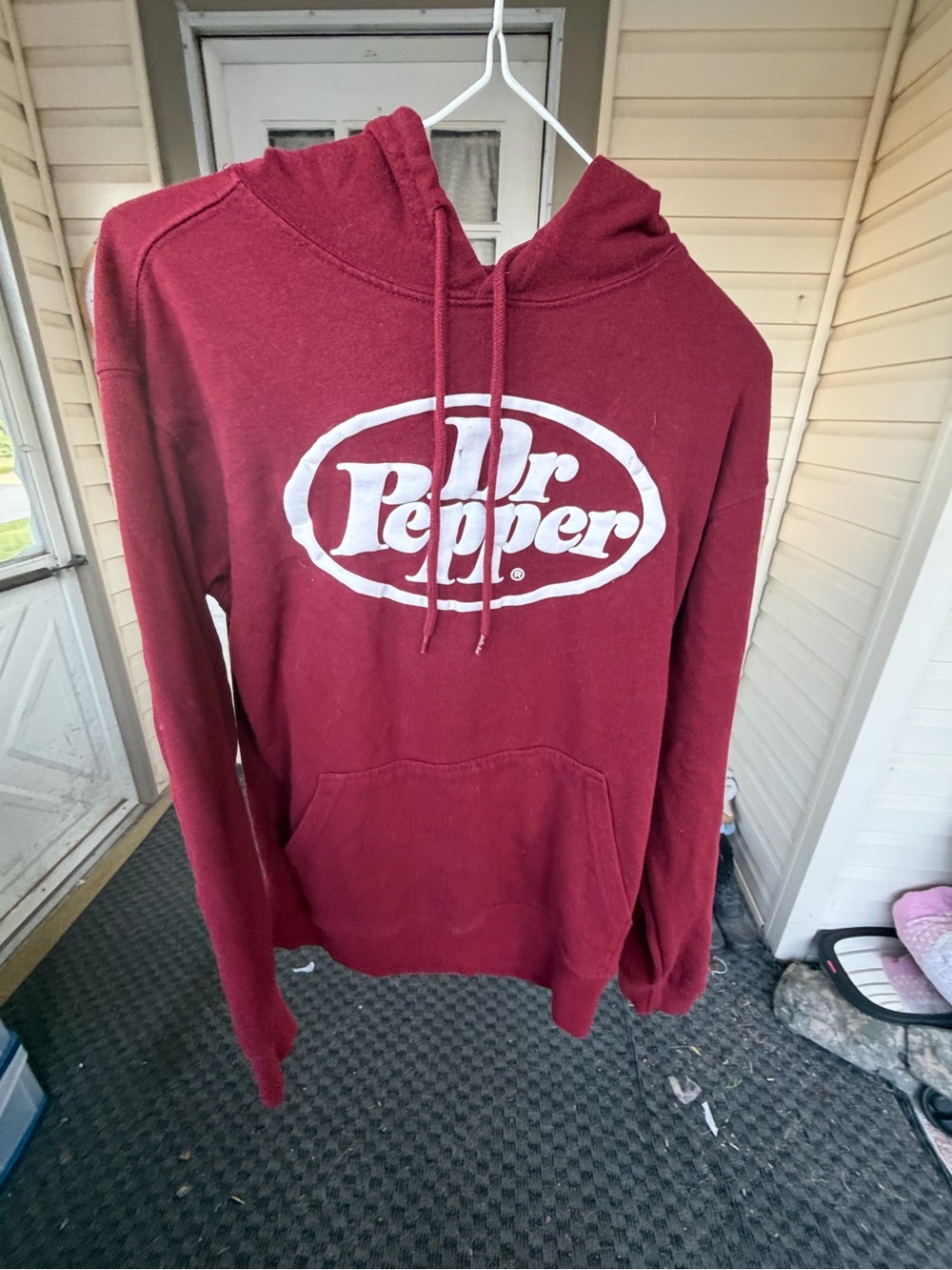 Men's Maroon Hoodie Sweatshirt